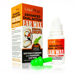 Ear Wax Removal Drops Dual Action+ Free Earplug By LiquiPlug®