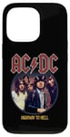 Coque pour iPhone 13 Pro ACDC Highway To Hell Circle Rock Music Band