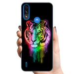 Motorola Moto E7 Power TPU Mobilskal Tiger