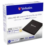 VERBATIM CORPORATION Verbatim Blu-Ray DVD-Drive 43888 - External Black