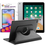 Coque Rotative 360 Noir + verre trempé pour  iPad 9.7" (2018) (A1954-A1893) - Yuan Yuan