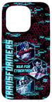 Coque pour iPhone 15 Pro Transformers War For Cybertron Hexagon Glitch Portraits