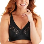 Swegmark BH Pure Grace Soft Bra Svart polyamid B 85 Dam