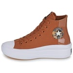 CONVERSE Femme Chuck Taylor All Star Move Platform Tortoise Sneaker, Tawny Owl Black White, 36 EU