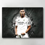 Canvastavla / Tavla - Mbappe - 40x30 cm - Canvas