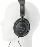 Panasonic Monitor Headphones with In-Line Volume Contro RPHT225 Black Earphones