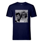 T-Shirt Homme Col Rond John Travolta Olivia Newton Celebrites 1978 Star Cinema