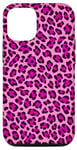 iPhone 15 Pink Leopard Print Case