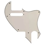 Pleroo JEParts pour US Telec84Tele F Hole Hybrid JE514 Guard Scratch Plate,Tele Conversion 514 up avec FiosphHole - Type 3Ply Parchment