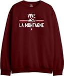 REPUBLIC OF CALIFORNIA Men's Uxrepczsw003 Hooded Sweatshirt, Burgundy, S