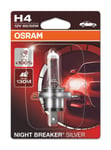 Halogenpære OSRAM NIGHT BREAKER SILVER H4 60/55 W