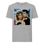 T-Shirt Homme Col Rond John Travolta Et Olivia Newton Grease Photo De Stars Célébrités Original 3