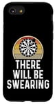 Coque pour iPhone SE (2020) / 7 / 8 Funny Dart Player There Will Be Swearing Dart Board