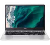 ACER 315 15.6" Chromebook - Intel®Celeron, 64 GB eMMC, Silver, Silver/Grey