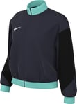 Nike FD7583-453 Dri-FIT Strike 24 Track Jacket K Jacket Women's OBSIDIAN/BLACK/HYPER TURQ/WHITE Size XS