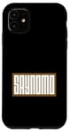 Coque pour iPhone 11 Marron Saynomo (Say No More) Marron Graphique