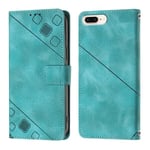 Yhteensopiva Iphone 7 Plus /iphone 8 Plus Case Retro Flip Magneettinen Nahkainen Lompakon suojakotelo Iphone 7 Plus /iphone 8 Plus