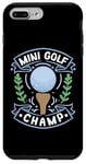 Coque pour iPhone 7 Plus/8 Plus Joueur passionné de mini golf