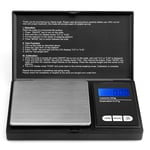 Defurhome 200x0.01g Portable Digital Scales, Digital Weighing Scales with Back-lit LCD Display, Pocket Scales for Gold, Jewellery, Food, Coffee, Herbs, Powder (Batteries Included)