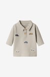 Name it baby - T-shirt nbmDexter LS Polo Top - Beige