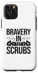 Coque pour iPhone 11 Pro Bravery In Scrubs Infirmière