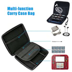 For 2ds Eva Hard Carrying Case Handle Bag Cover With Mesh Pocket Blue