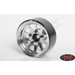 [FR] Rc4Wd Oem Stamped Steel 1.55 Beadlock Wheels (Chrome) - RC4ZW0264