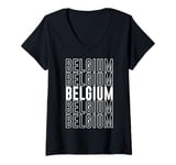 Womens Belgium V-Neck T-Shirt