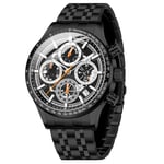 SAPPHERO Montres Chronographe Hommes Montres Analogiques Quartz, 50M Waterproof,Montre-Bracelet Casual Business, Design stylé, Cadeau élégant