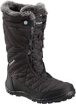 Columbia Youth Minx Mid Iii Wp Omni-heat Mixte Bottes d'hiver, Black Iceberg, 36 EU