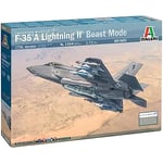 Italeri 1464 F-35A Lightning II CTOL Version (Beast Mode), Échelle 1:72, Model Kit, Modèle en Plastique à Monter, Modélisme, IT1464