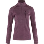 Tierra Womens Templet Midlayer Q-Zip (Lila (DEEP PURPLE) Large)