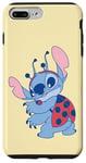 Coque pour iPhone 7 Plus/8 Plus Disney Lilo & Stitch Cute Pastel Spring Ladybug Stitch