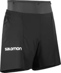 Salomon S-Lab Sense 6" Short løpeshorts herre Deep Black LC1956300 XL 2022