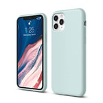 elago Liquid Silicone Case Compatible With iPhone 11 Pro Case (5.8 inches), Silicone Mobile Phone Case, All-Round Protection: 3-layer Protective Case, Baby Mint