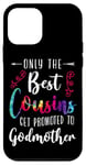 iPhone 12 mini Only The Best Cousins Get Promoted To Godmother Tie Dye Case