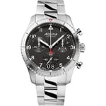 Montre Alpina  AL-372BW4S26B, Quartz, 41mm, 10ATM