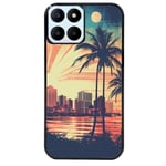 Coque noire pour Honor 70 LITE hawaii retro