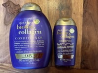 OGX Biotin & Collagen Hair Thickening Conditioner 385ml + shampoo 88.7ml