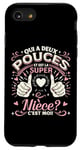 Coque pour iPhone SE (2020) / 7 / 8 Une Super Nièce Idée Cadeau Anniversaire Nièce Fille Femme