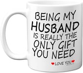 Valentines Mugs for Him - Being My Husband Mug - Valentine'S Day Husband Gift fr