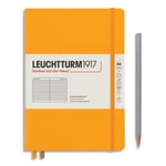 Leuchtturm Carnet rigide 1917 - 14,8x21cm 251 pages lignées numérotées Coloris Orange