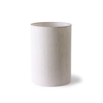 HKliving - Cylinder Lampskärm Natural Linen 37cm - Beige - Linne - Lampskärmar