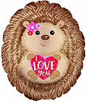 Tri 1 x 20 Hedge Hog I love you shape foil