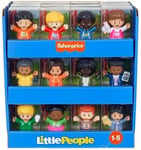 GG184	lot de 36 pcs : Fisher Price Little People 6x9cm assortis in display