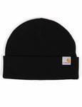 Carhartt WIP Stratus Lo Beanie Hat - Black Colour: Black, Size: ONE SIZE