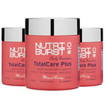 Nutriburst TotalCarePlus Multipack - Multivitamin with Vitamin C, D, B12 + Zinc - Immune System Support - Berry Flavour - 3 x 60 Gummies / 3 Month Supply - Suitable for Vegans