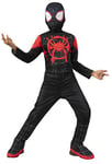 Rubies 701432_L Miles Morales Inf Costume Spider-man, Checkered, As Shown, L (7-8 AÑOS)