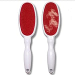 Double Lint Brush Red Lint Remover High Efficiency Lint Removal Brush  Clothes