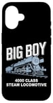 Coque pour iPhone 16 Big Boy 4000 Locomotive à vapeur Locomotive Train Lover Lover